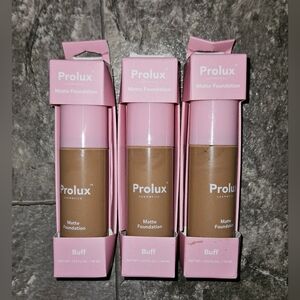 3 x Prolux Matte Foundation — Buff 1.35fl Oz BNIB